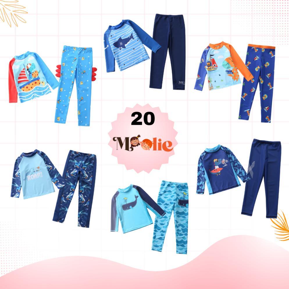 MO20 Moolie Baju Renang Anak Laki-laki Panjang/ Baju Renang Anak Laki-laki