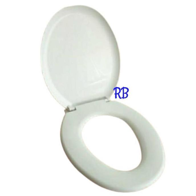 Tutup Closet Model Toto - Dudukan Toilet Warna Putih