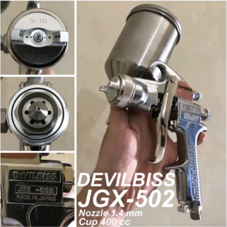 [NEW] Spray Gun Devilbiss JGX-502 G Tabung Atas