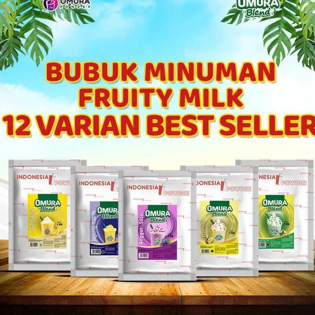 Milky Series Bubuk Minuman Rasa Susu Buah Fruity Milky 1 Kg Gram Mengandung Gula Dan Krimer Nt Drink