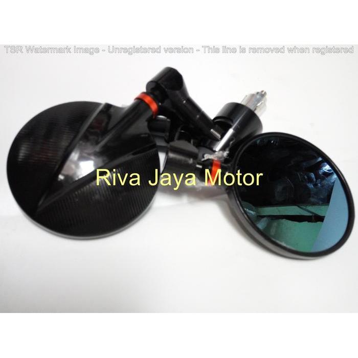 Spion Jalu Stang Bulat Lipat / Bar End Mirror Model Rizoma Universal Original Dan Terpercaya