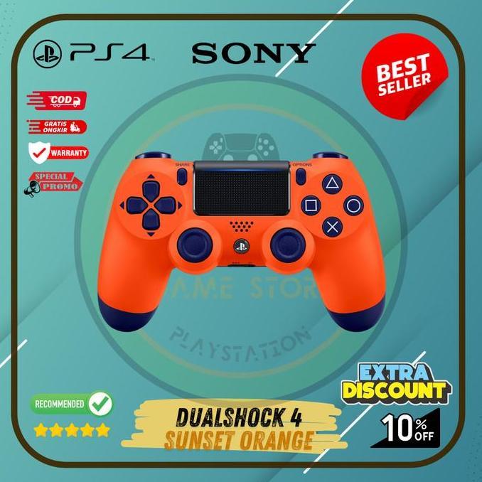 Stik Ps4 Wireless Controler Stik Ps4 Oripabrik Sunset Orange