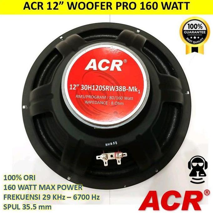 Speaker 12 Inch Woofer ACR PRO - Speaker Woofer Wufer 12 Inch ACR PRO terlaris