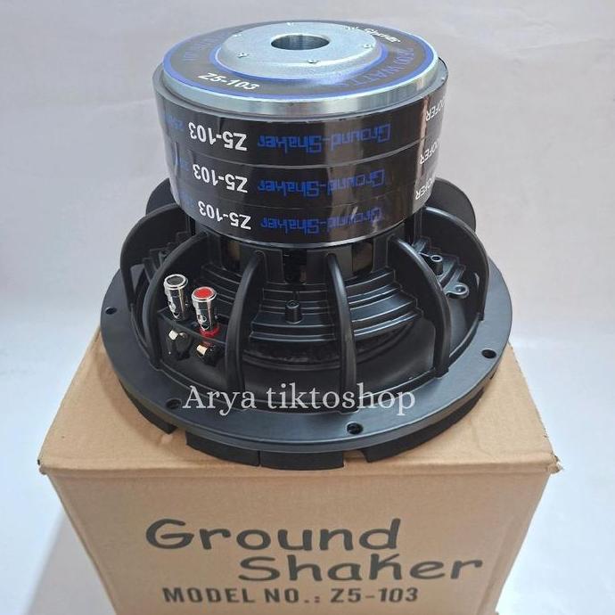 Subwoofer 10 inch Groundsheker 3Magnet Subwofer Groundsheker 3 magnet Z5 103 RMS 2500WAAT DOUBLE COI