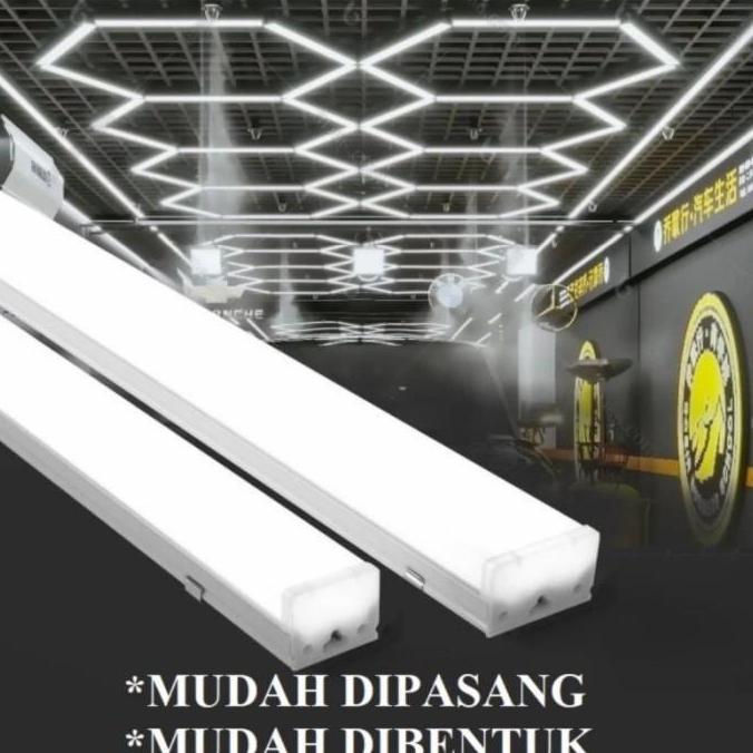 LAMPU LED KAP TL WATERPROOF 20WAT 40W 120CM IP65 OUTDOR LAMPU T8120cm