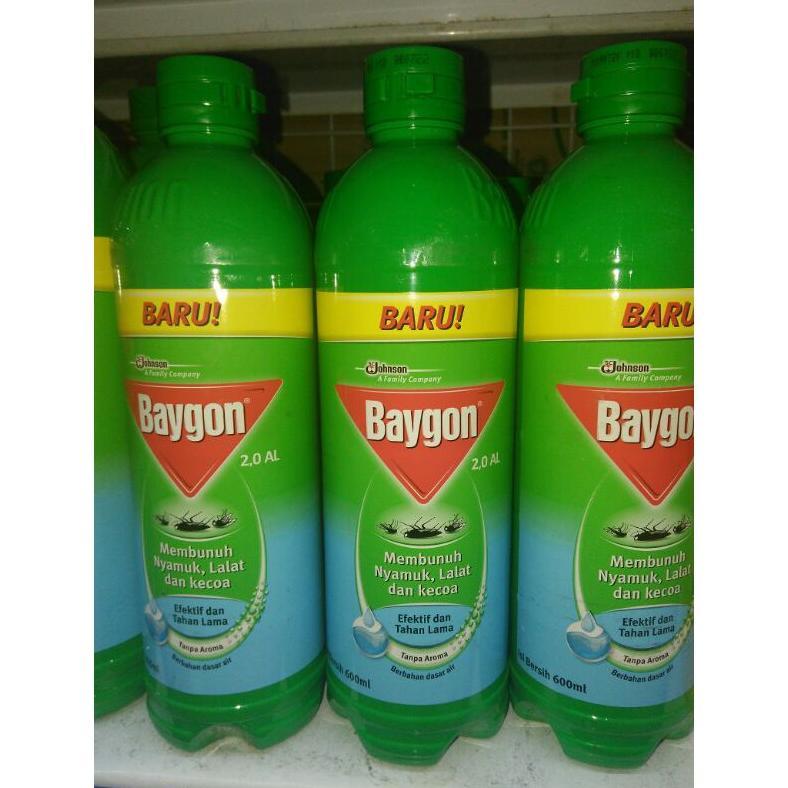 Baygon Cair 600ml Botol | Baygon Semprot Anti Nyamuk Dan Kecoa