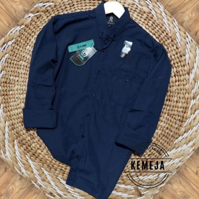 Murah [M-Xxxxxl] Kemeja Pria Premium Kemeja Pria Lengan Panjang Slimfit Kasual Polos