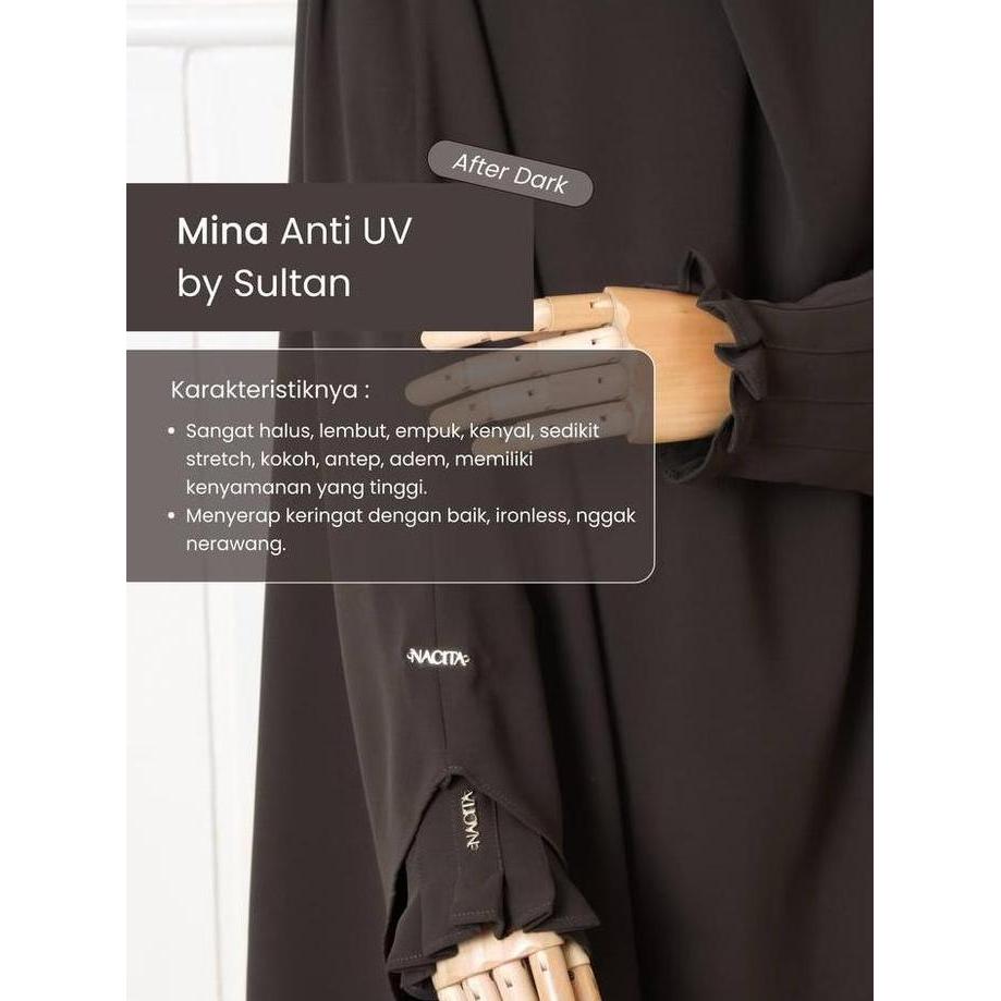 Nasiha Reborn by Nacita Gamis Abaya Syari Gamis Abaya Set Khimar Mazen Mina Rotana Kain Sultan Anti 