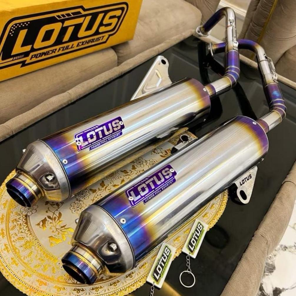 Grade Ori Knalpot Std Racing Lotus Blue Mon  Beat Beat Fi Scoopy Mio Mioj M3 Xeon Xeon Rc Vario Cbs 