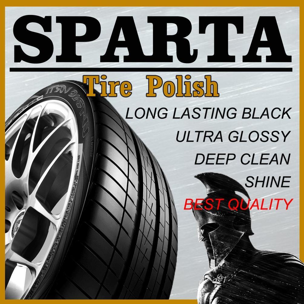 Cuci Gudang  Sparta Spray Semir Ban / Pengkilap Ban / Penghitam Ban Mobil Motor Premium High Quality