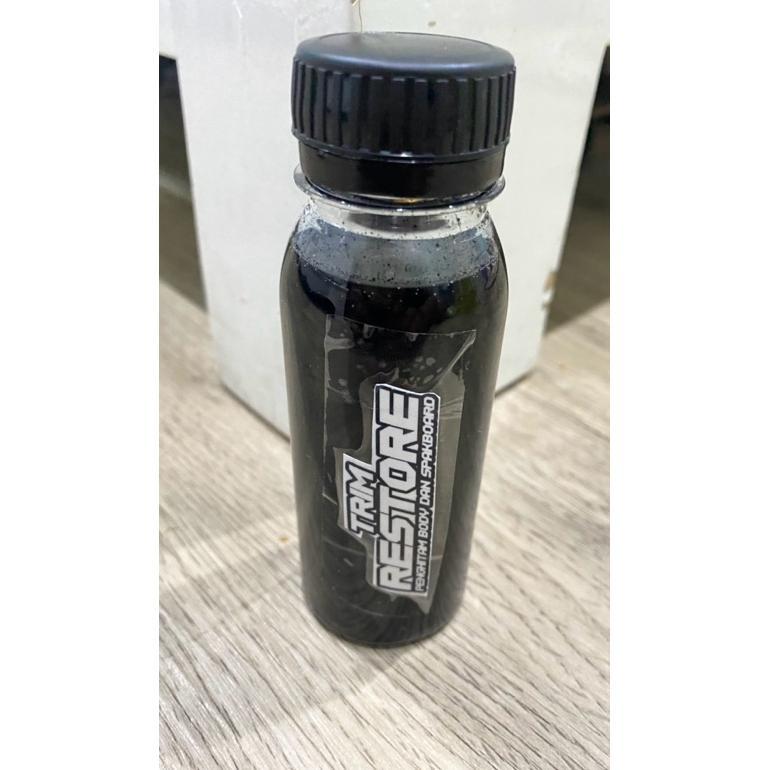 Murah  Trim Restore Penghitam Body Kasar  Ban Motor Mobil Permanent Pengkilat Body Doff (100 Ml)