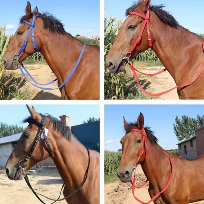 Hot-Selling snaffle rope bridle equestrian products bridle covers dwarf horse reins professional har