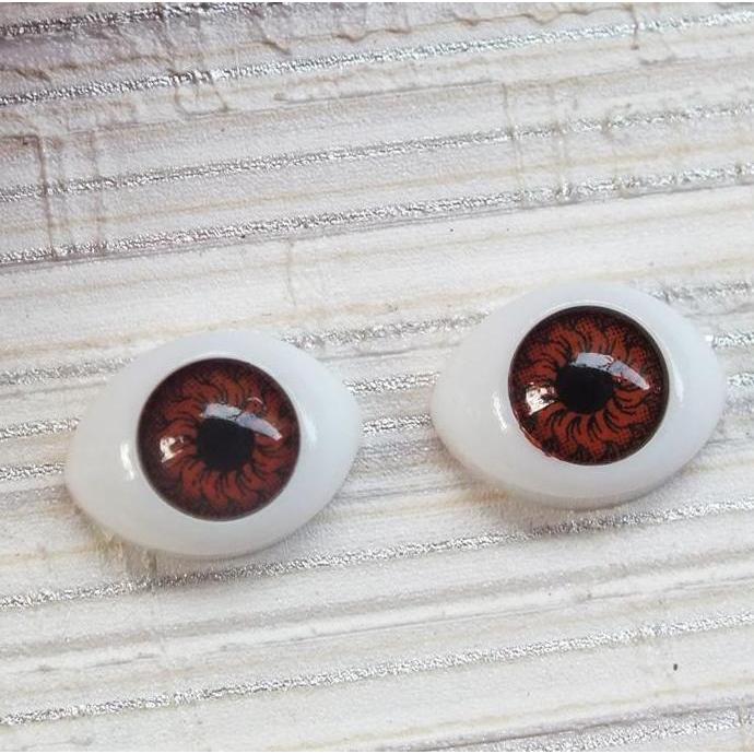 Eye chip bola mata figure 10x14 mata BJD boneka bahan clay craft MC115