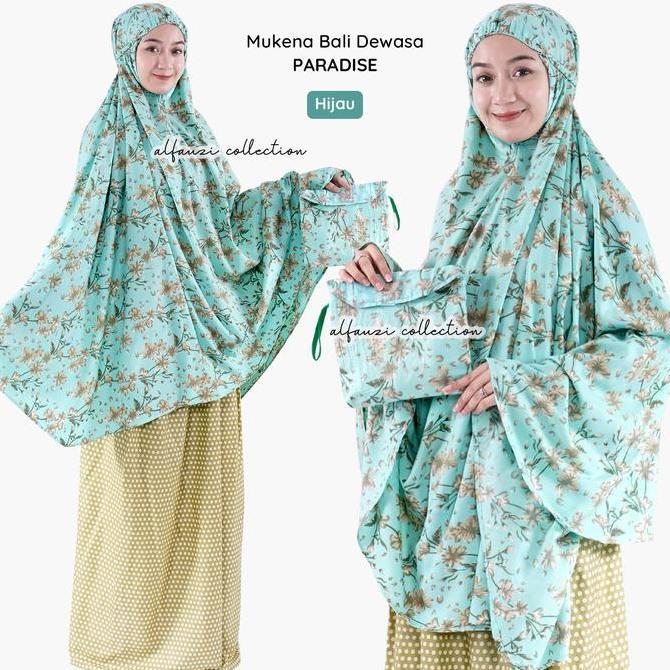 Mukena Bali Dewasa Paradise / Mukena Rayon Bagus / Mukena Rayon Murah