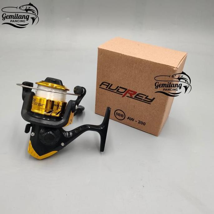 Langsungdapat- Reel Pancing / Reel Audrey Aw200 5 Bearing / Reel Aw200