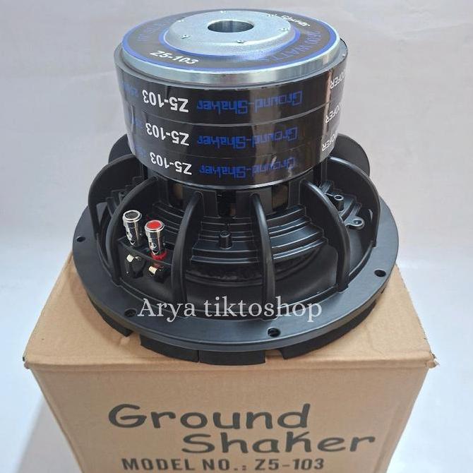 Subwoofer 10 inch Groundsheker 3Magnet Subwofer Groundsheker 3 magnet Z5 103 RMS 2500WAAT DOUBLE COI