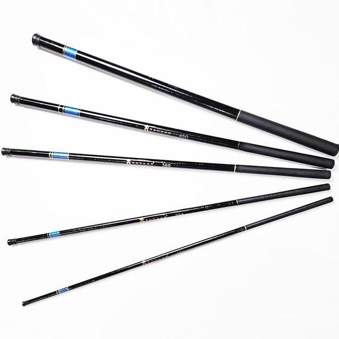 Langsungdapat- 1 Set Lengkap Joran Tegek Pancing Kagawa Black Gloss Series