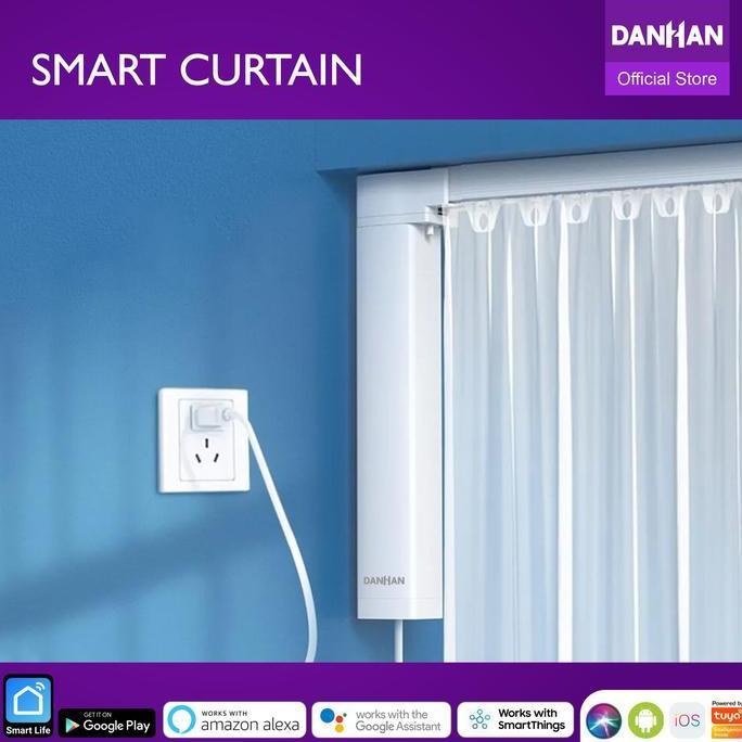 Rel Gorden Otomatis Smart Curtain Expandable 1.8-3.3 Meter, Curtain Adjustable, Gorden Tirai Otomati