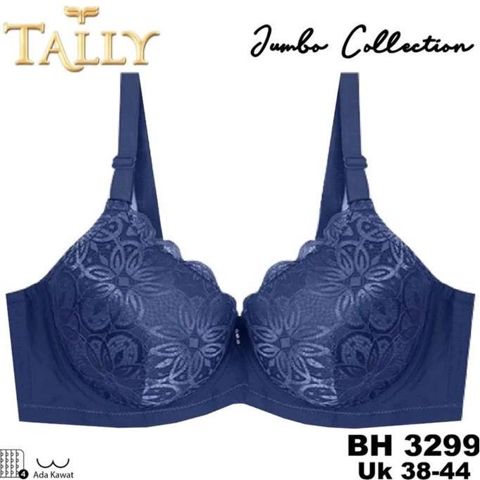 Yuksist- Syakilasunderwear Bh Bra Cup D Cup Jumbo Tally 3299 Kawat Dan Busa Tipis Kait 4