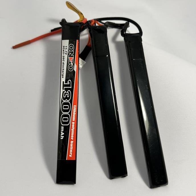 Lansungkirim- Lipo 3S Sugus 11.1V 1300Mah 30-60C 3 Packs Untuk Airsoft Onbo Power - Control Remote T