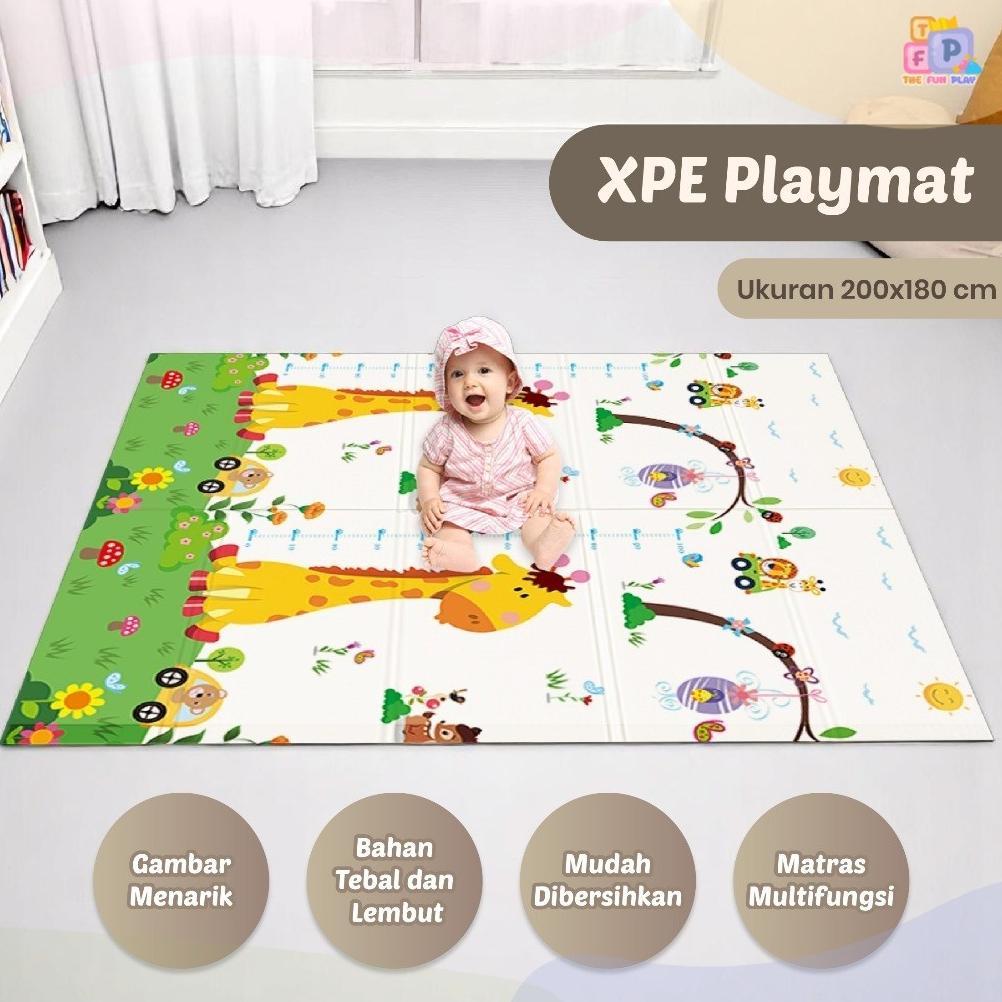 Playmat XPE [Tanpa Tas] Matras Lipat Anak Playmat Anak Murah Alas Tidur Bayi Playmat Bayi Alas Main 