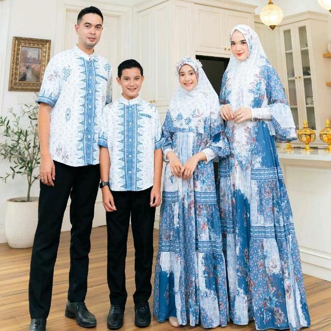 SETELAN PAKAIAN KELUARGA COUPLE ZAYYANA RAYYA LUXURY SERIES ELDEENA