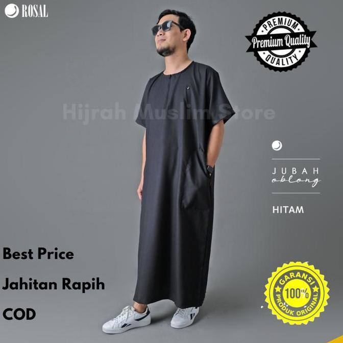 Jubah Gamis Pria/Jubah Muslim Pria/Busana Muslim Pria/Baju Jubah Pria