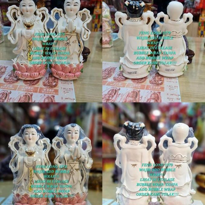 * RUPANG PENDAMPING GUAN YIN / KWAN IM / AVALOKITESVARA KERAMIK HALUS *