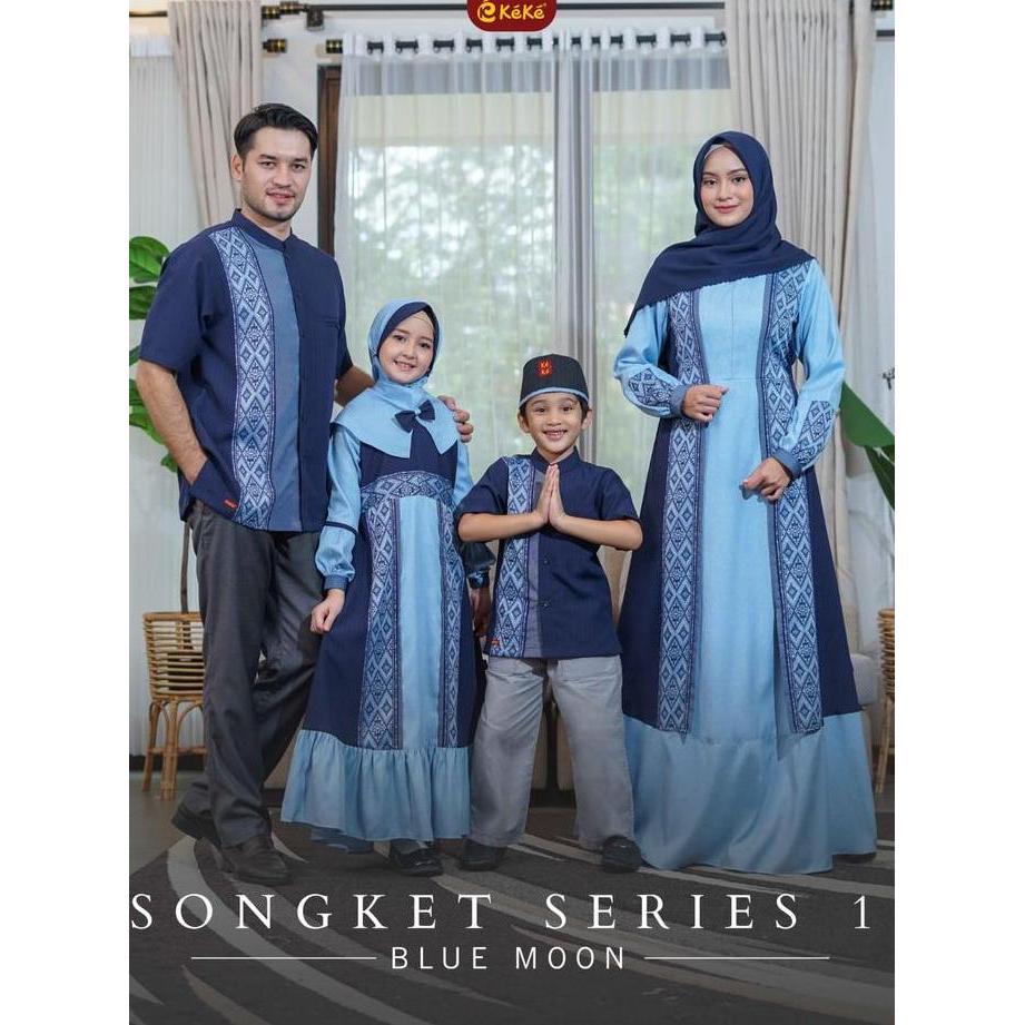 Sarimbit Keluarga Keke Songket 1 Series Terbaru | Songket Series | Keke Busana | Kamily Series Keke 
