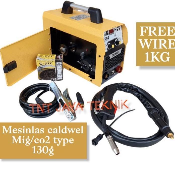 MESIN LAS CALDWELL MIG 130 G / TRAFO LAS INVERTER CALDWELL MIG 130G TANPA GAS / MIGI 130
