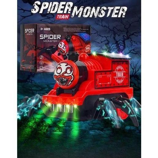 Lansungkirim- Mainan Kereta Choo Choo Charles Monster Train Doraemon Koleksi Bergerak Lampu Baterai 