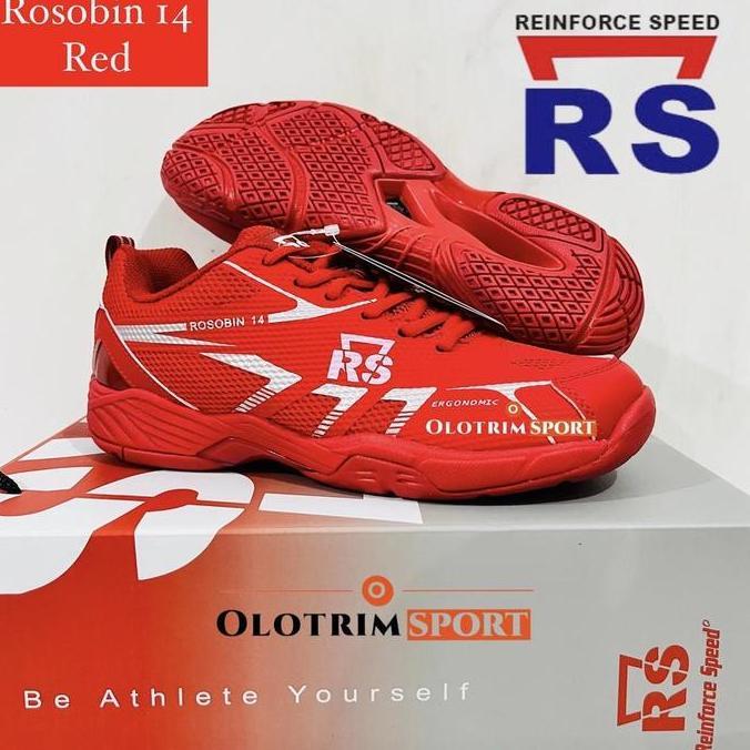 Lansungkirim- Sepatu Badminton Rs Rosobin  11 12 14 15 16 17 18 Original