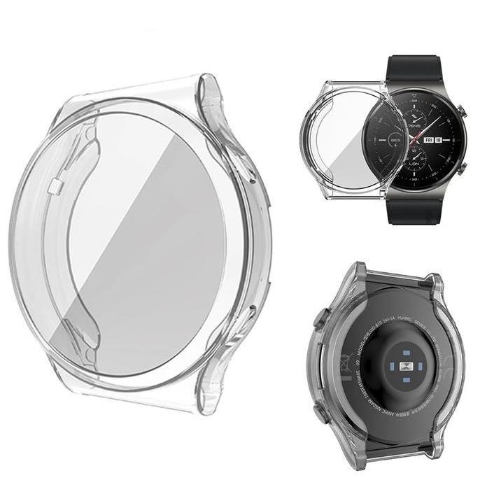 BUMPER SOFT CASE CASING FULL COVER SCREEN HUAWEI WATCH GT 2 PRO