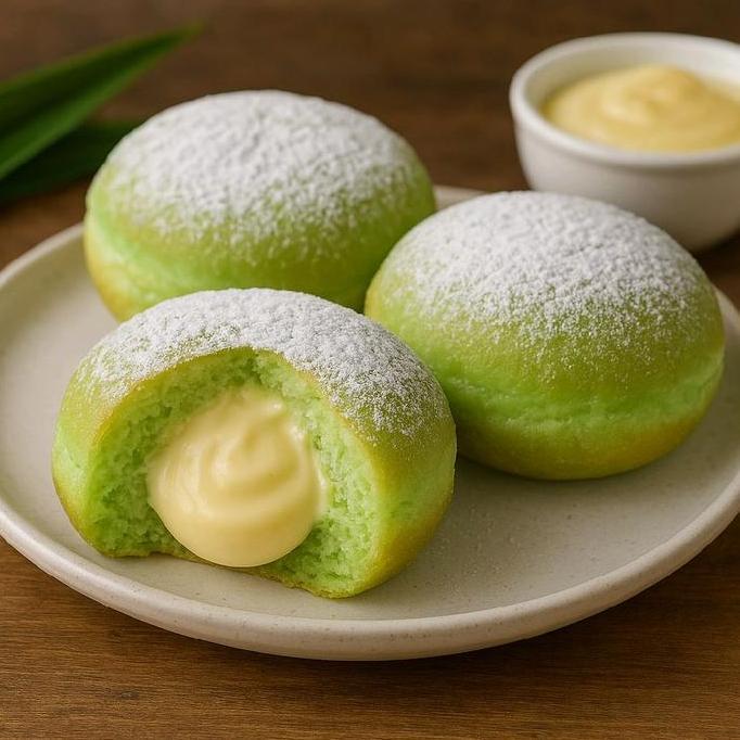 low carb keto bomboloni pandan
