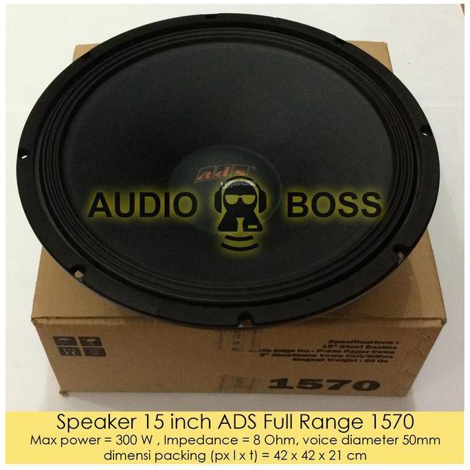 Speaker 15 inch ADS Full Range 1570 / 15" ADS Full Range 1570 terlaris