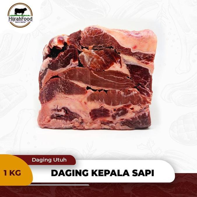 Hijrahfood Beef Head Meat US | Daging Kepala Sapi Untuk Soto / Sop / Rawon