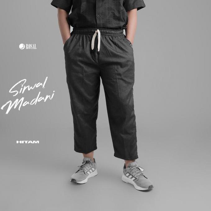 Celana Sirwal Madani Rosal Celana Panjang Pria Muslim Syari Laa Isbal