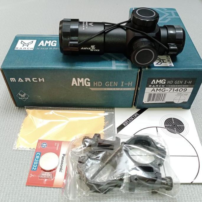 TEROPONG MARCH HT 3x28IR 3x28 TELESCOPE TELESKOP 3*28 IR terlaris
