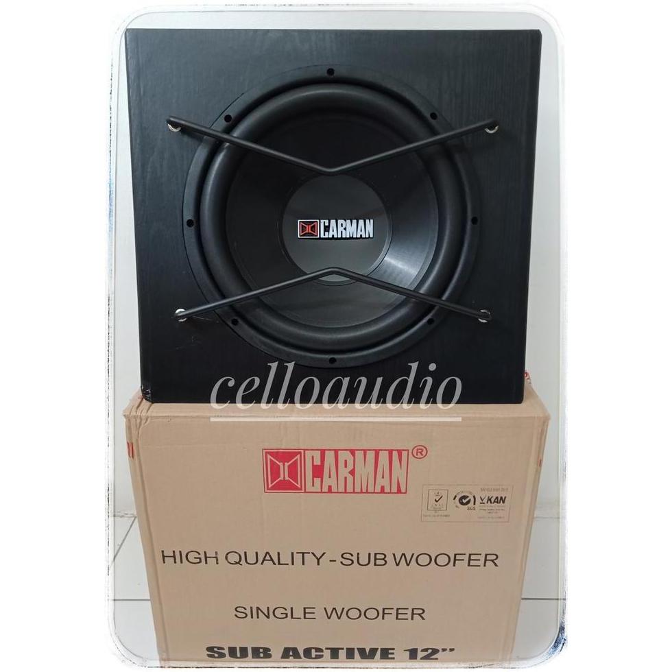 Subwoofer Aktif 12 Inch Carman CM-1211 Bassbox Subwoofer terlaris