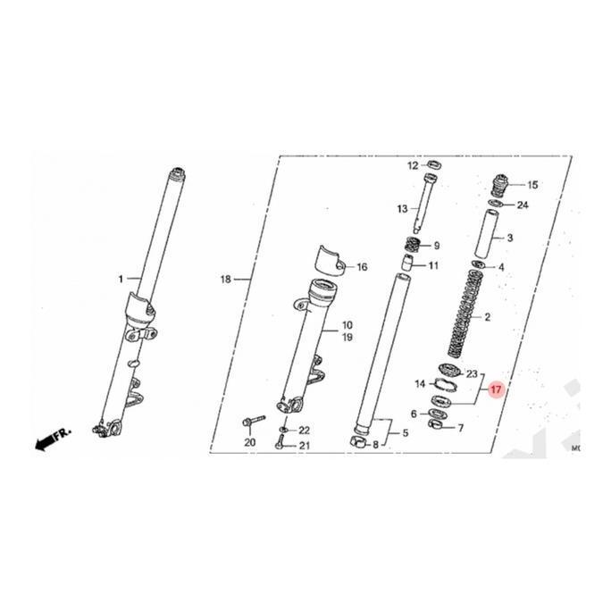 Sil Seal Shock Oli Debu Honda CB400 CB 400 VTec