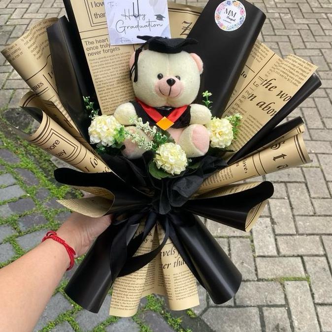 buket boneka wisuda cowok-buket boneka wisuda