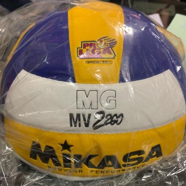 Bola Voli Mikasa MV2200 MV 2200 BLACK Original AYB