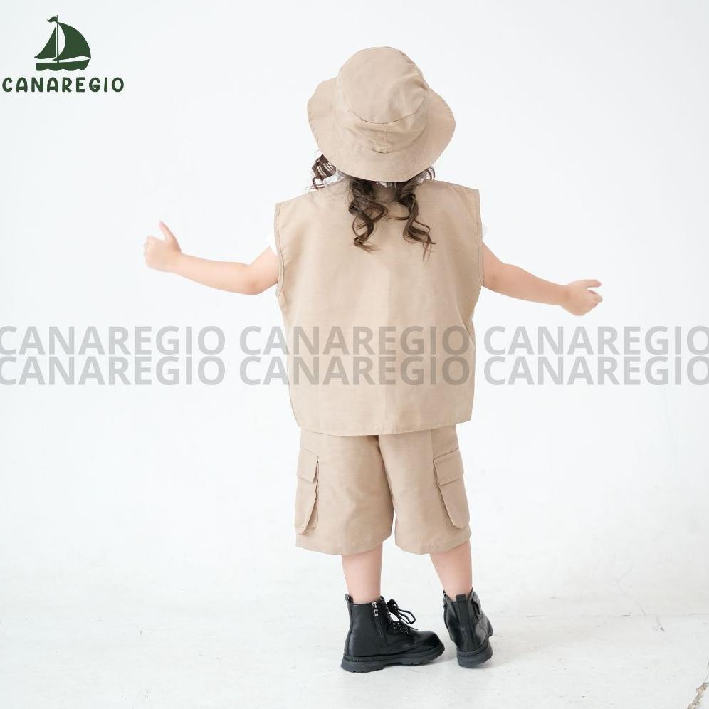Baju Safari Anak Baju 1 Set Anak Safari Penjaga Kebun Binatang | Kostum Penjaga Safari Anak | Kemeja