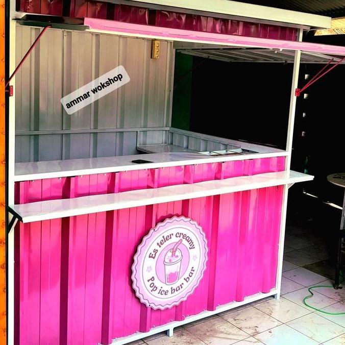 Terlaris Booth Container Ukuran Besar Untuk Usaha Makanan/Minuman