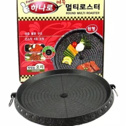Bulgogi Pan Alat Pemanggang BBQ Serbaguna Kompor Grill Pan Panggang Daging