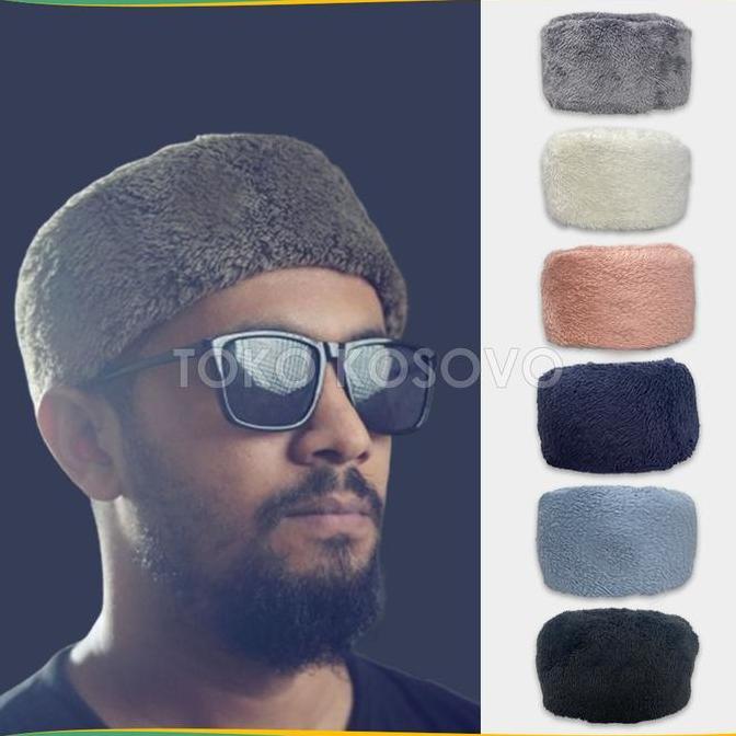 GROSIR (10PCS) Peci Kopiah Bukhara Premium Haji Alay, Beludru Rusia.
