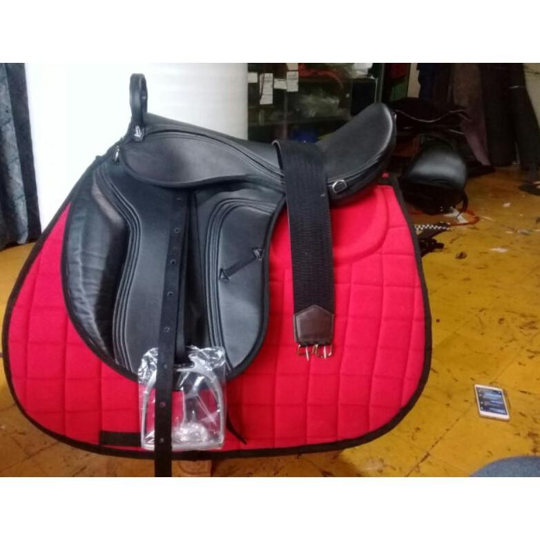 [SF] Pelana Kuda Tunggang Full Set Ukuran Sedang/Jumbo