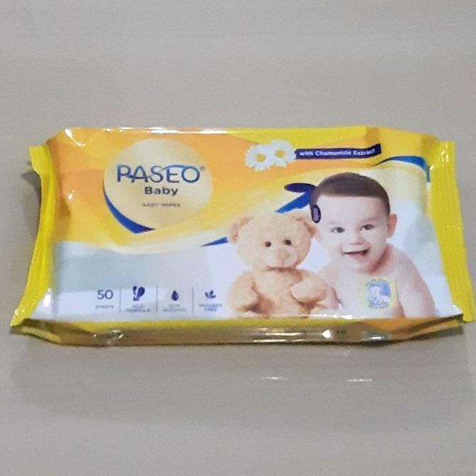 1 Dus - Tisu Basah PASEO Baby Wipes 50s AS