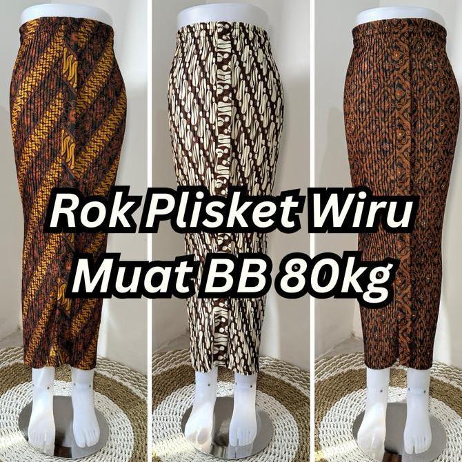 Ratu Busana - Rok Plisket Wiru Instan Jarik Rok Jogja Solo Muat Rok Press Body