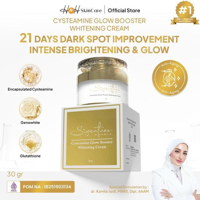 Kirimyaa- Signature By Kamila - Cysteamine Glow Booster Whitening Cream - Cysteamine Cream Untuk Fle